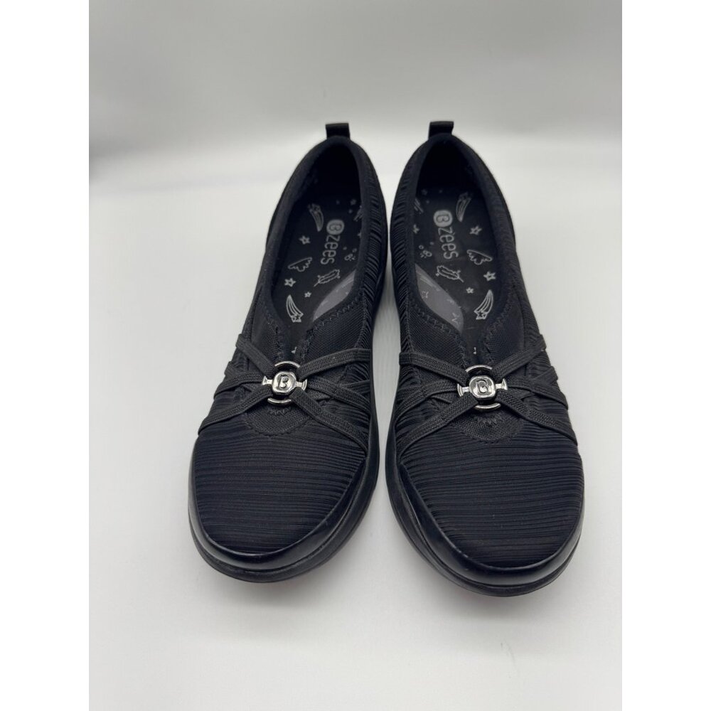 Bzees Womens Size 8.5M Rosie Black Gradient Slip On Clog Loafer Shoes
